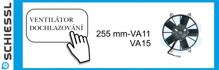 Ventilátor dochlazování - 255mm-VA11, VA15